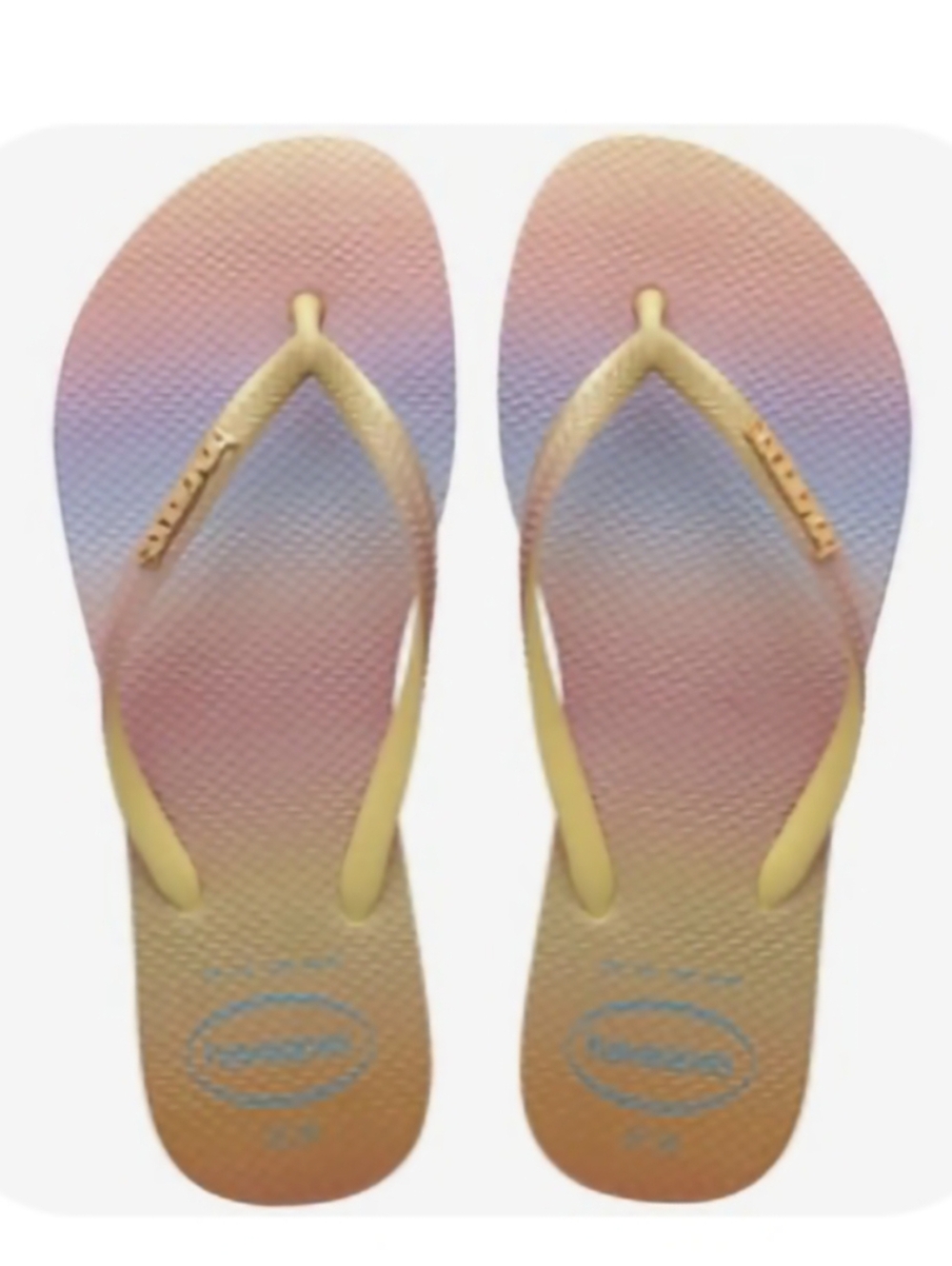 Havaianas Gradient Lemon Yellow Flip flops